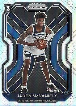 2020 Panini Prizm Basketball Prizms Silver Jaden McDaniels #277