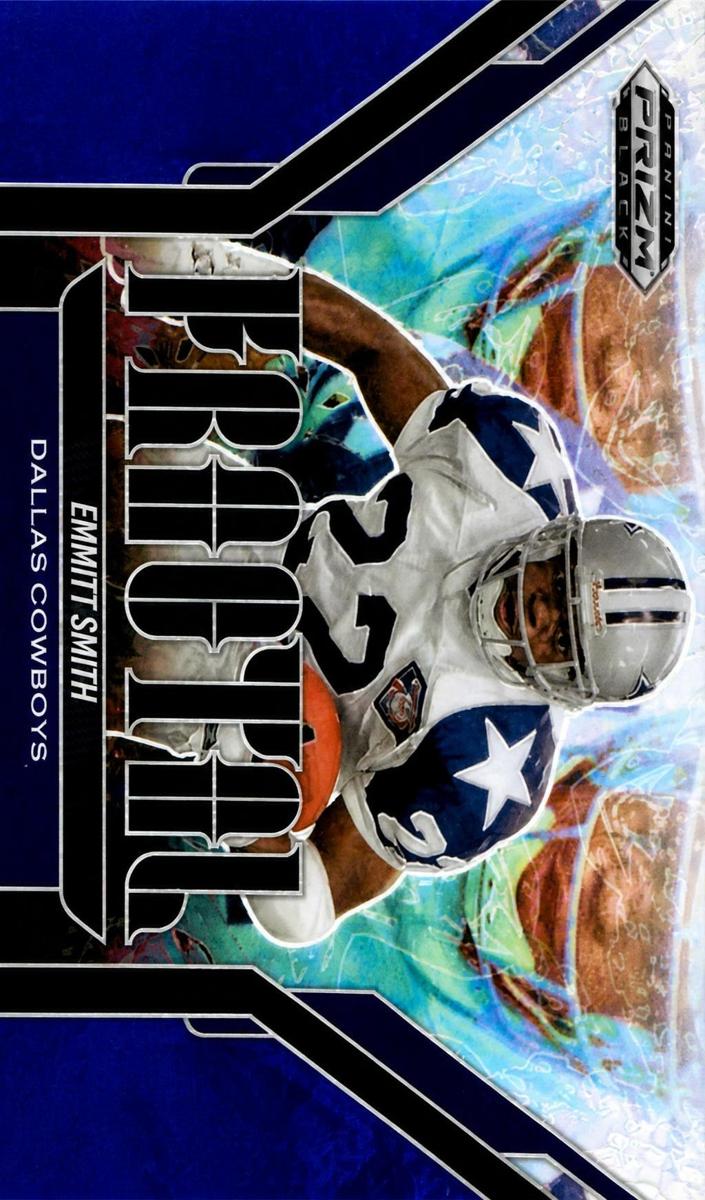 2025 Panini Prizm Black Football Blue Emmitt Smith #4