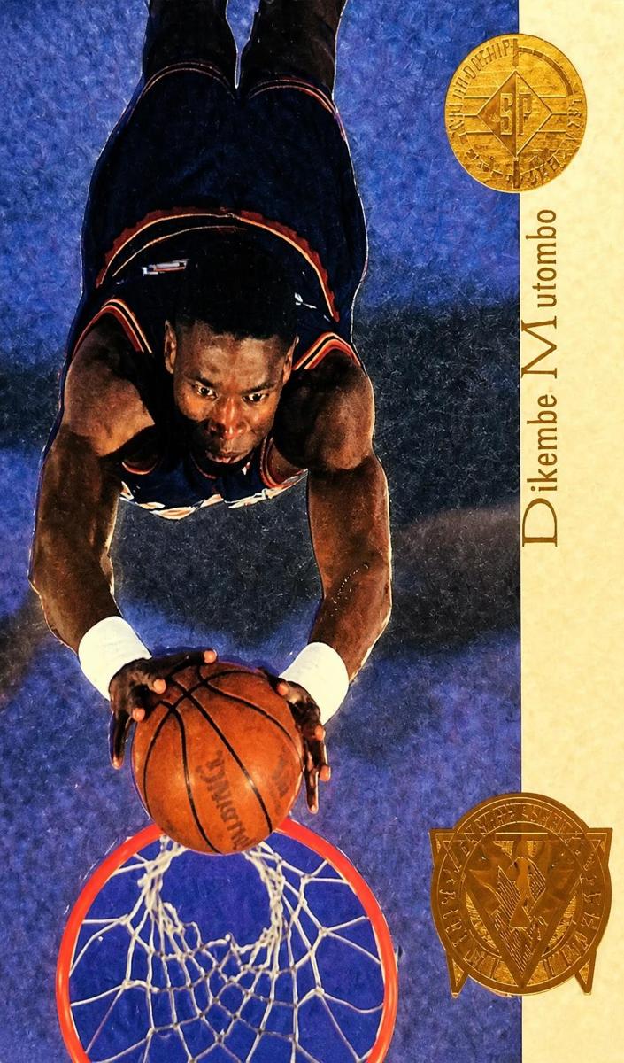 1994 SP Championship Basketball Die-Cut Dikembe Mutombo #P7