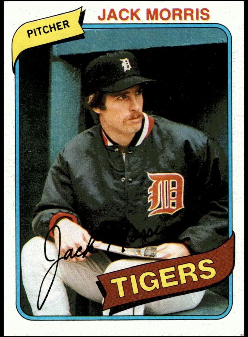 1980 Topps Baseball Jack Morris #371 PSA 9