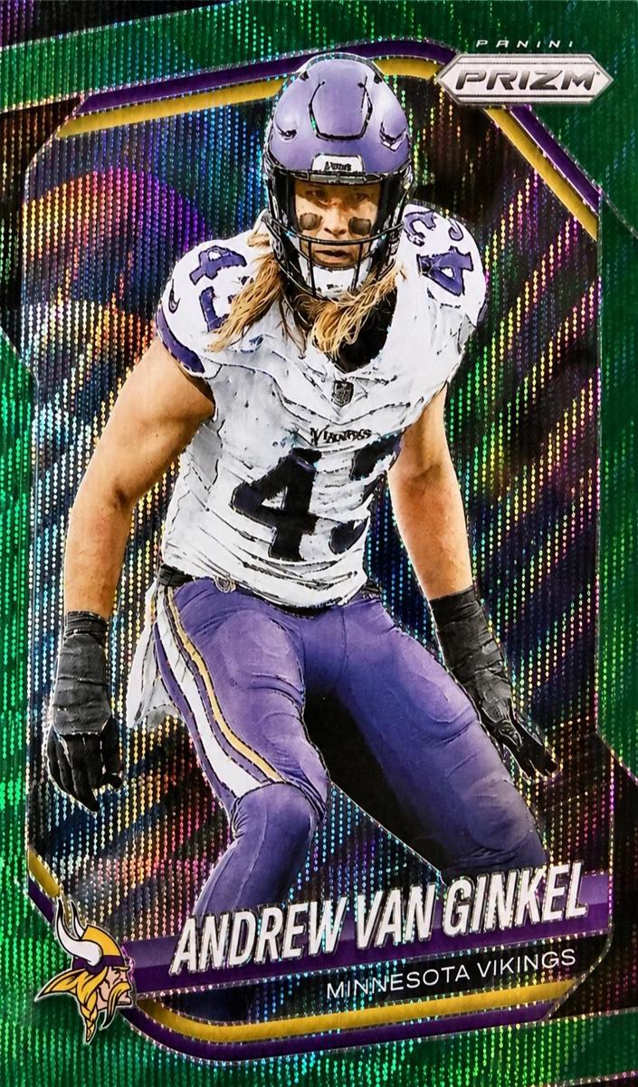 2025 Panini Prizm Football Green Wave Andrew Van Ginkel #63