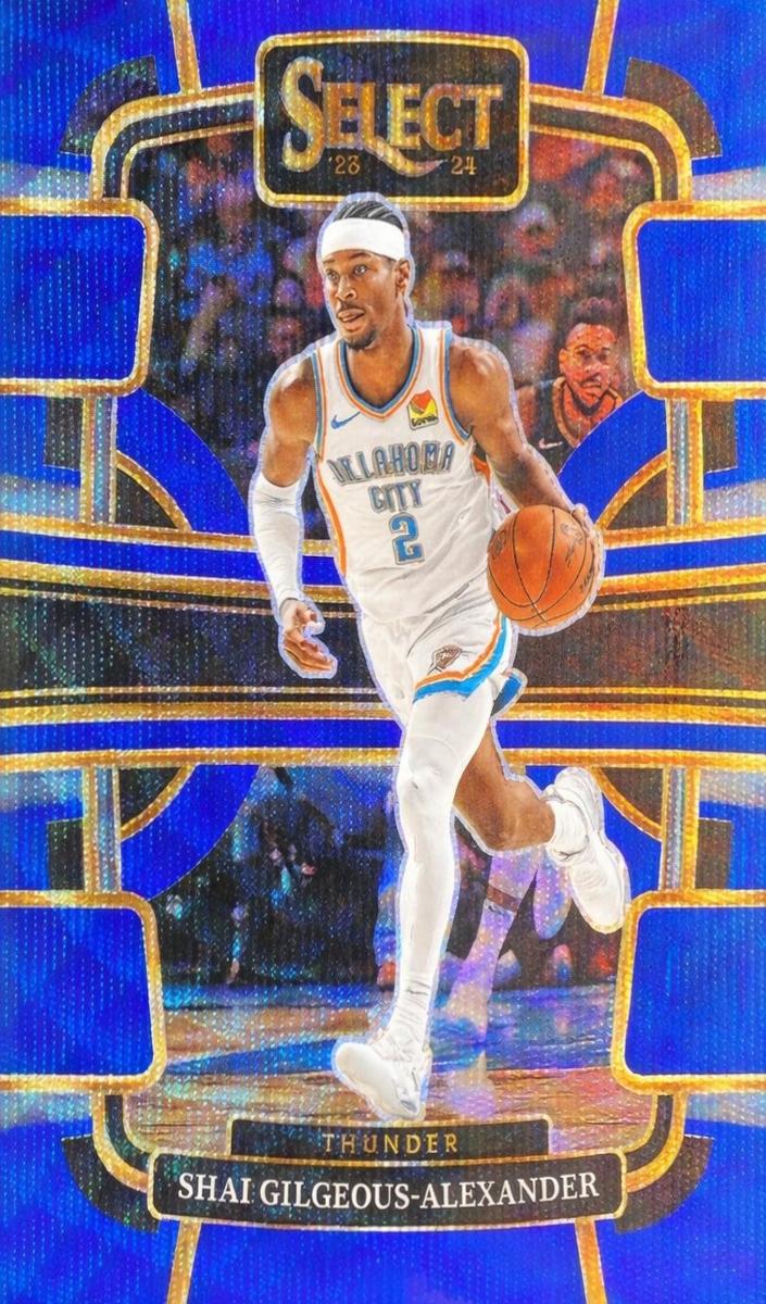 2023 Panini Select Basketball Blue Wave Shai Gilgeous-Alexander #57 PSA 10
