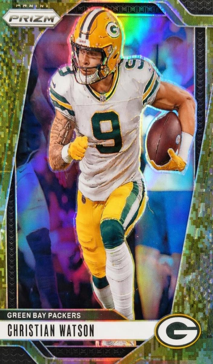 2024 Panini Prizm Football Forest Camo Christian Watson #103