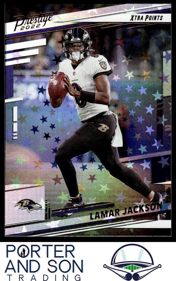 2022 Panini Prestige Football Xtra Points Astral Lamar Jackson #20 PSA 10