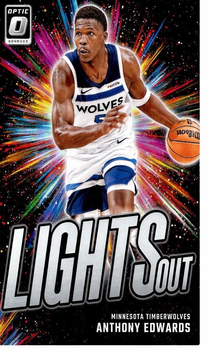 2024 Donruss Optic Basketball Holo Anthony Edwards #15 PSA 9