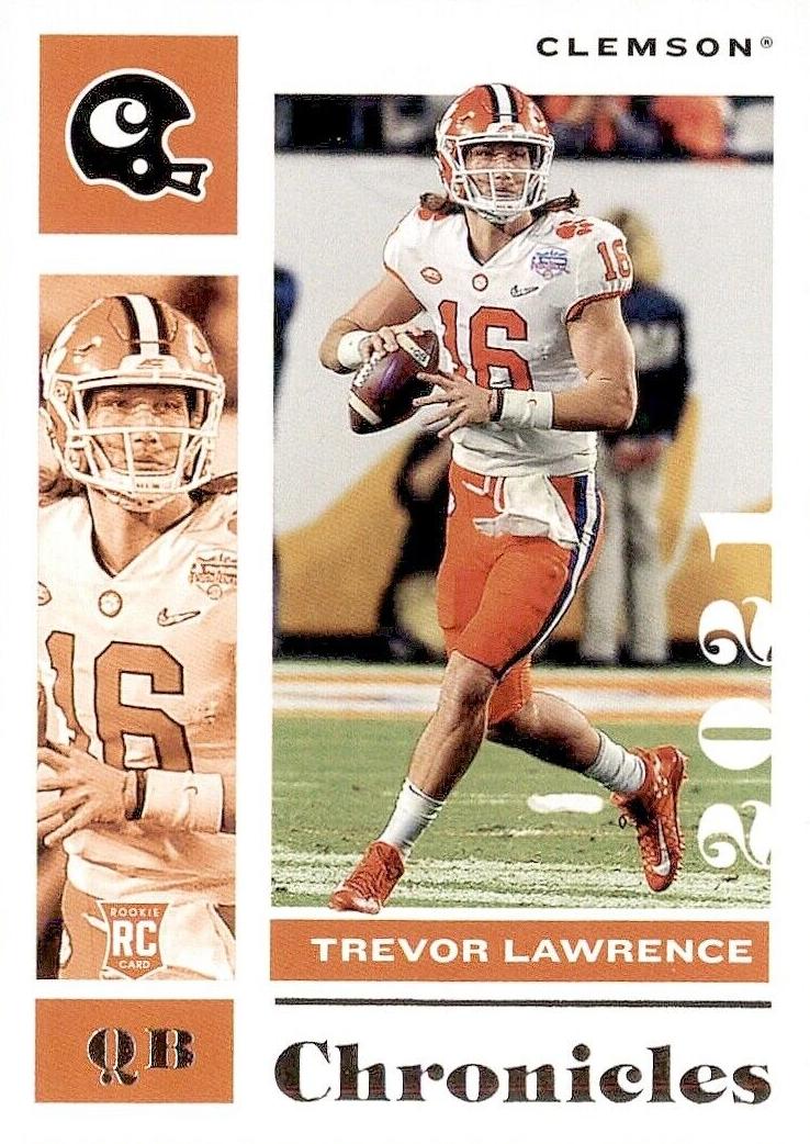 2021 Panini Chronicles Draft Picks Football Trevor Lawrence #1 SGC 9.5