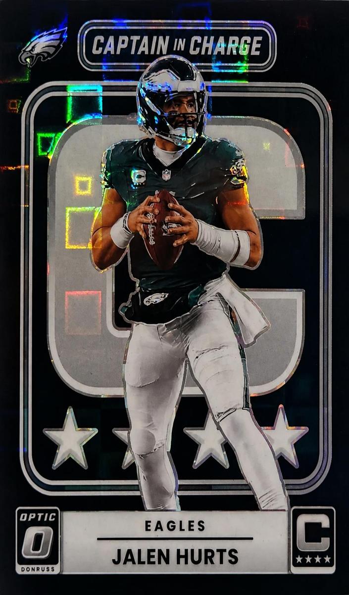 2025 Donruss Optic Football Black Pandora Jalen Hurts #5