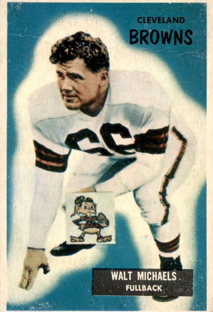 1955 Bowman Football Walt Michaels #146 PSA 6