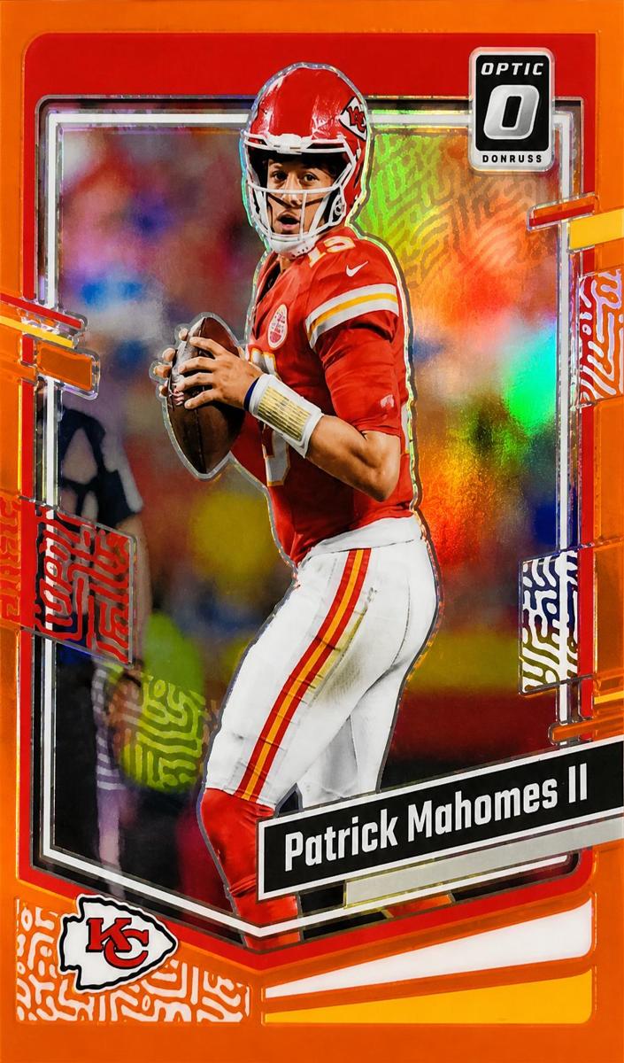 2023 Donruss Optic Football Orange Patrick Mahomes II #93