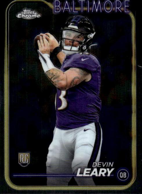 2024 Topps Chrome Football Devin Leary #248