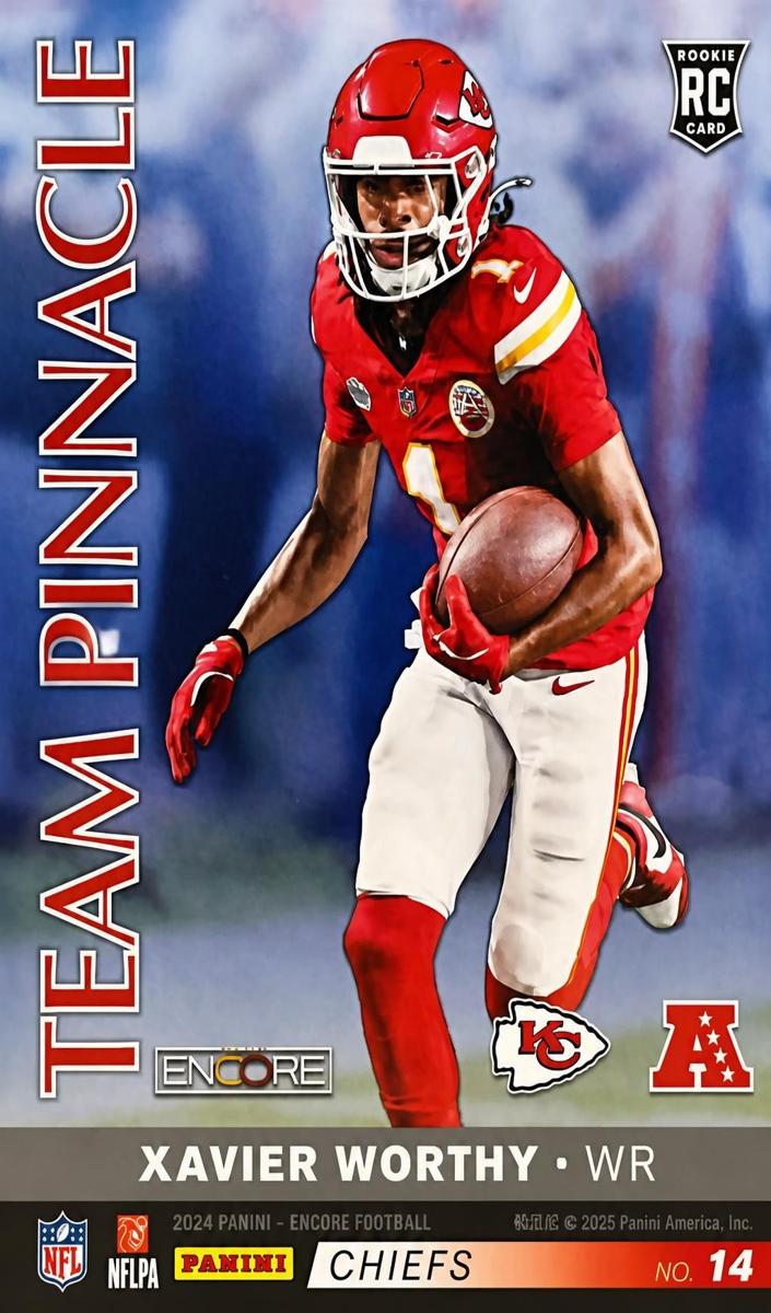 2024 Panini Encore Football Xavier Worthy / Rome Odunze #14