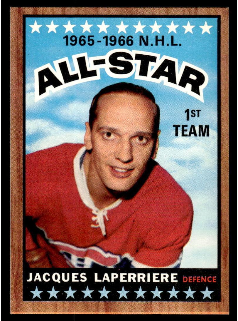 1966 Topps Hockey Jacques Laperriere #122 PSA 6