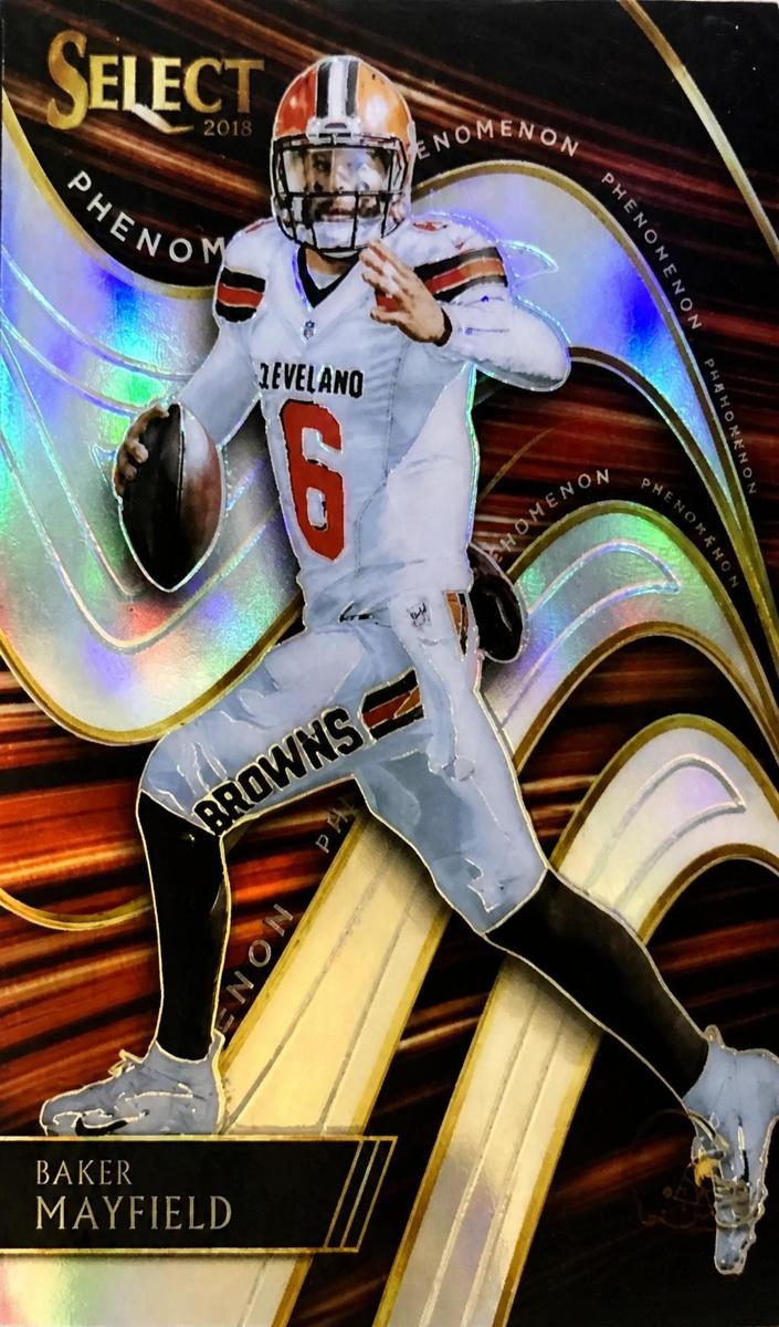 2018 Panini Select Football Silver Baker Mayfield #PH-9