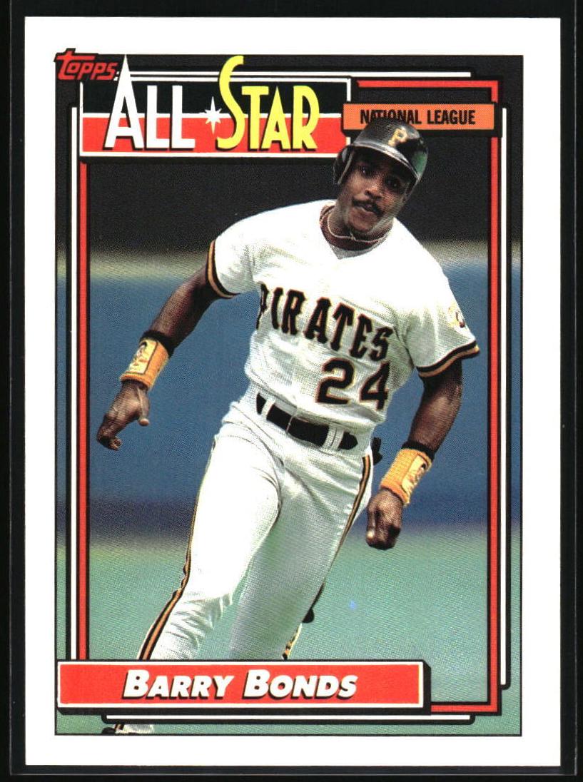 1992 Topps Baseball Barry Bonds #390 PSA 9