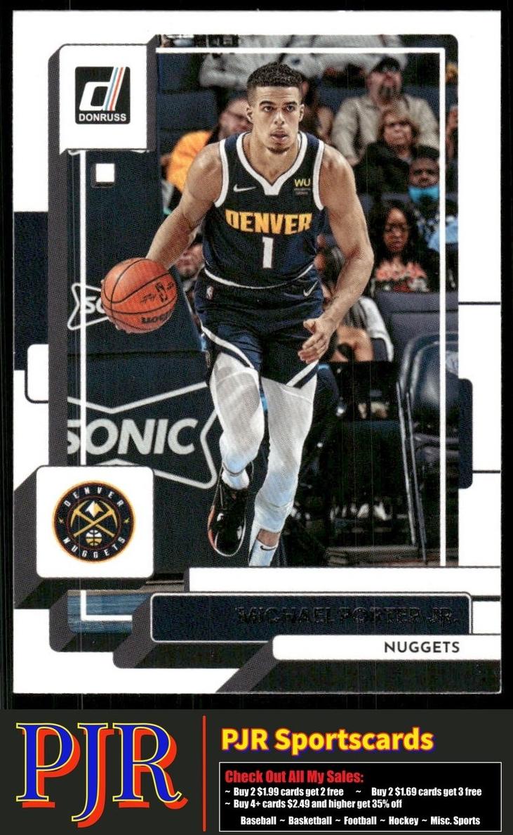 2022 Panini Donruss Basketball Michael Porter Jr. #91
