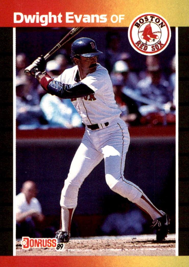1989 Donruss Baseball Dwight Evans #240