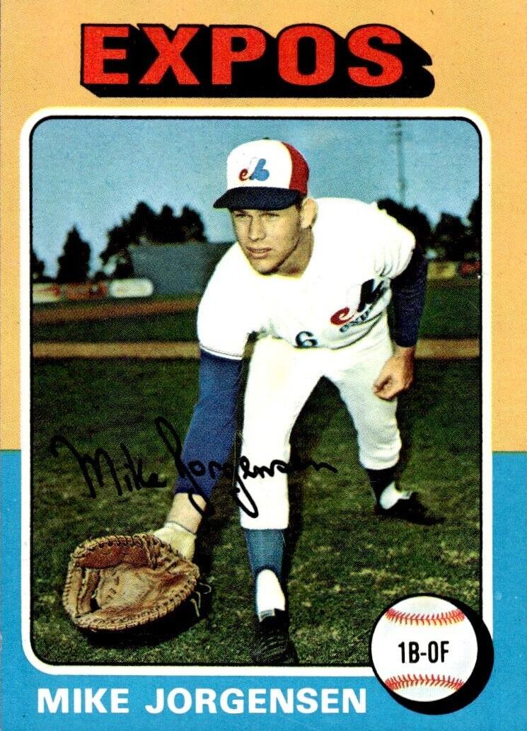 1975 Topps Baseball Mike Jorgensen #286