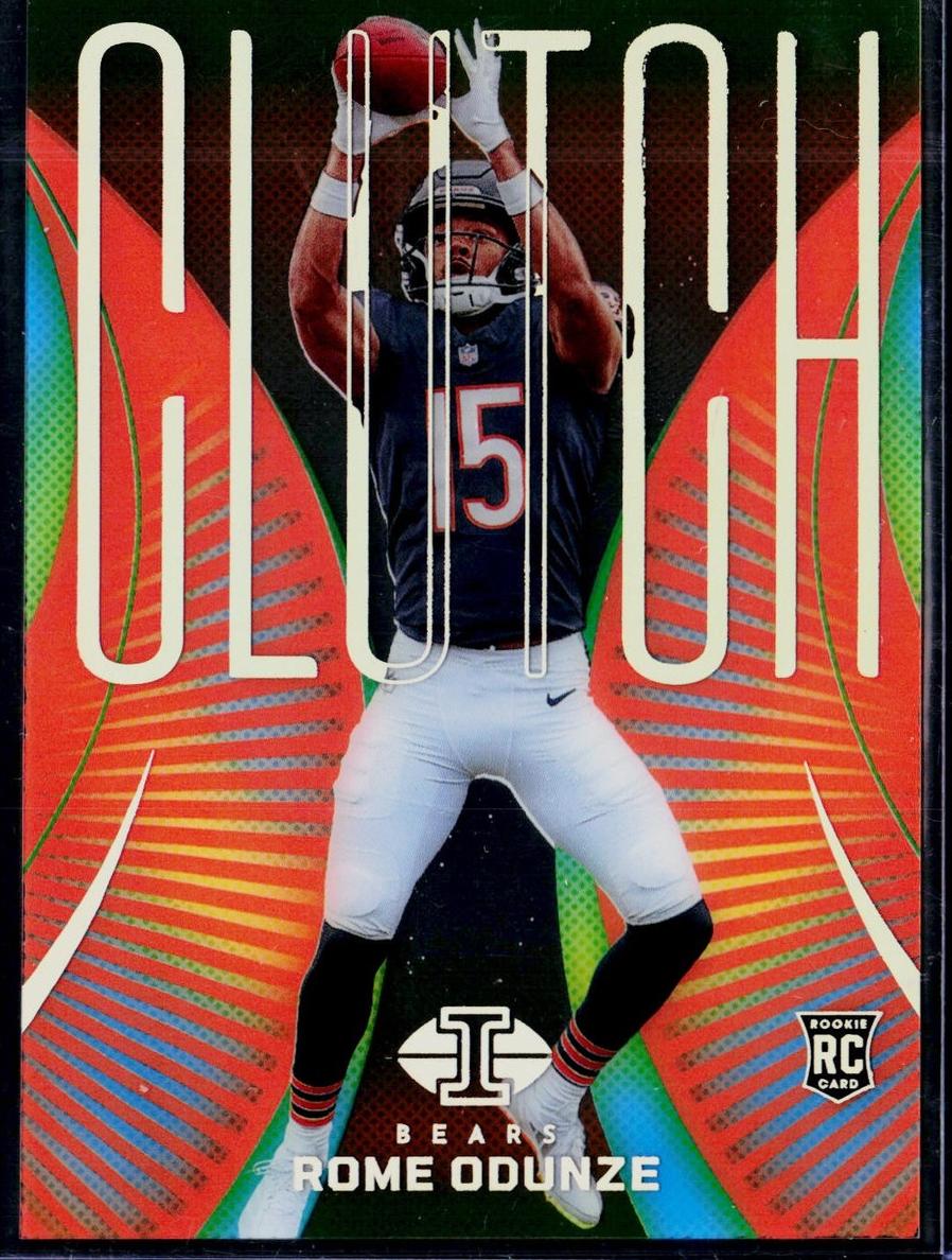 2024 Panini Illusions Football Orange Rome Odunze #4