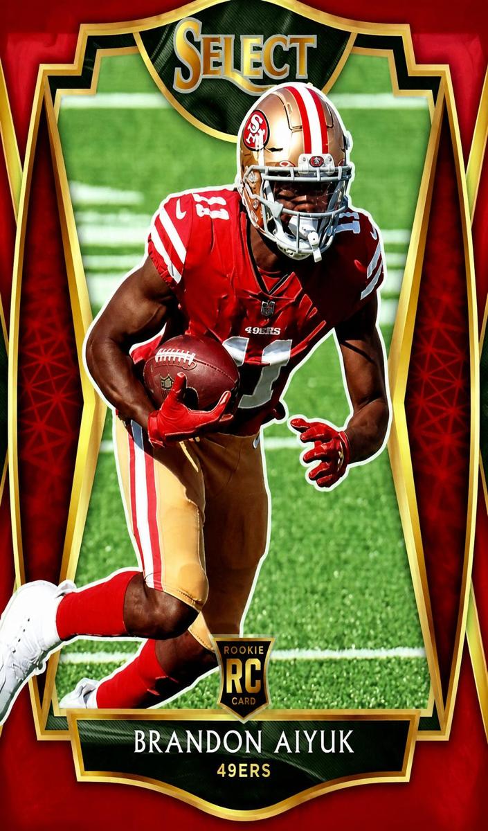 2020 Panini Select Football Die-Cut Maroon Brandon Aiyuk #166 PSA 9