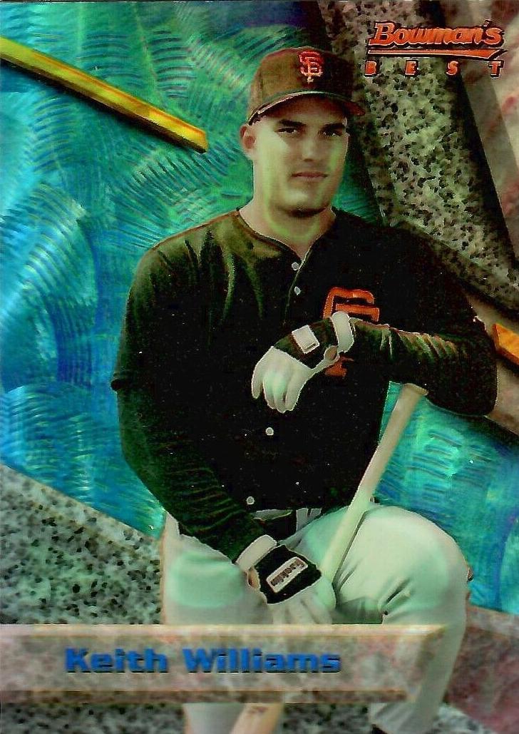 1994 Bowman's Best Baseball Refractor Keith Williams #B80