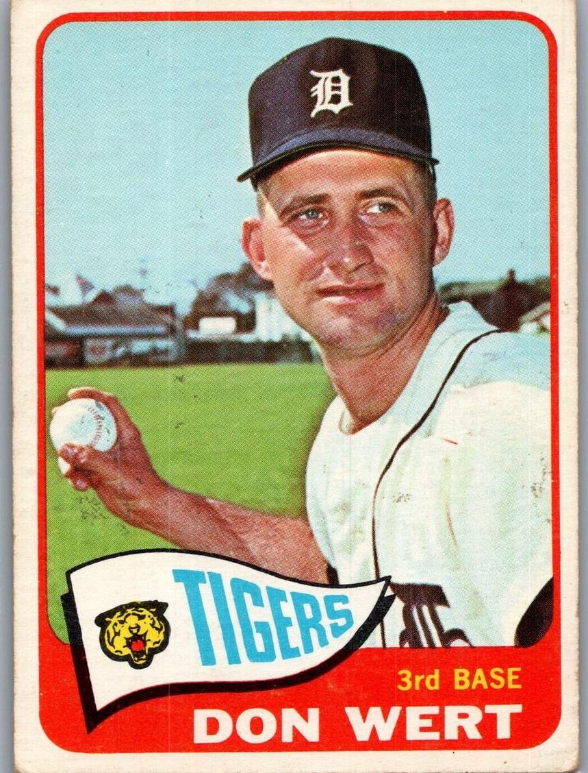 1965 Topps Baseball Don Wert #271 PSA 9