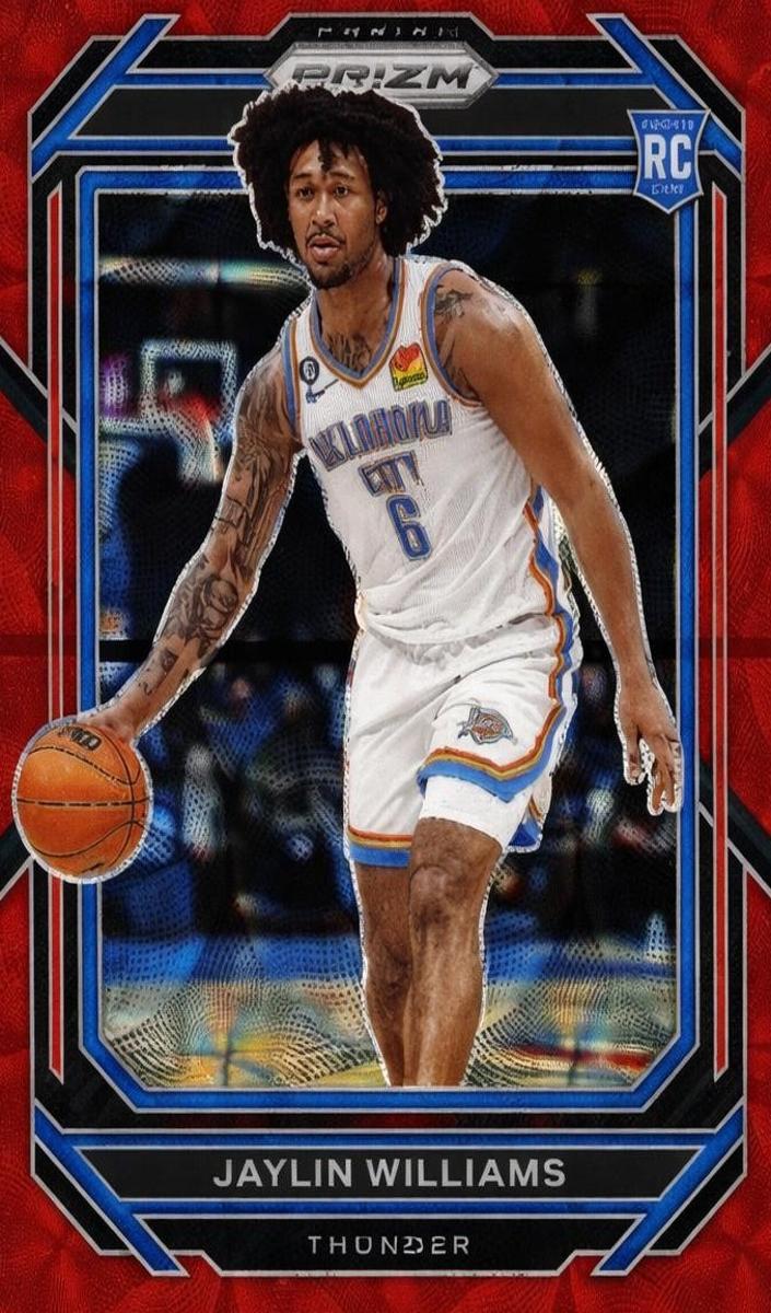 2022 Panini Prizm Basketball Choice Red Jaylin Williams #247 PSA 8.5
