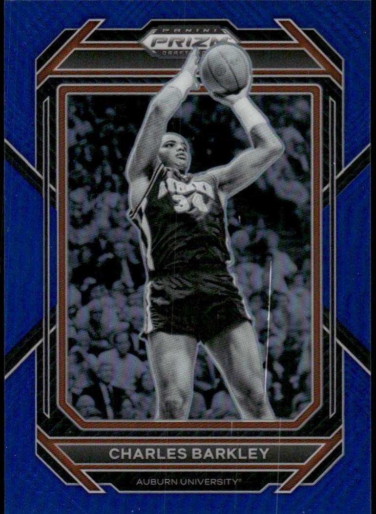 2023 Panini Prizm Draft Picks Basketball Blue Charles Barkley #85