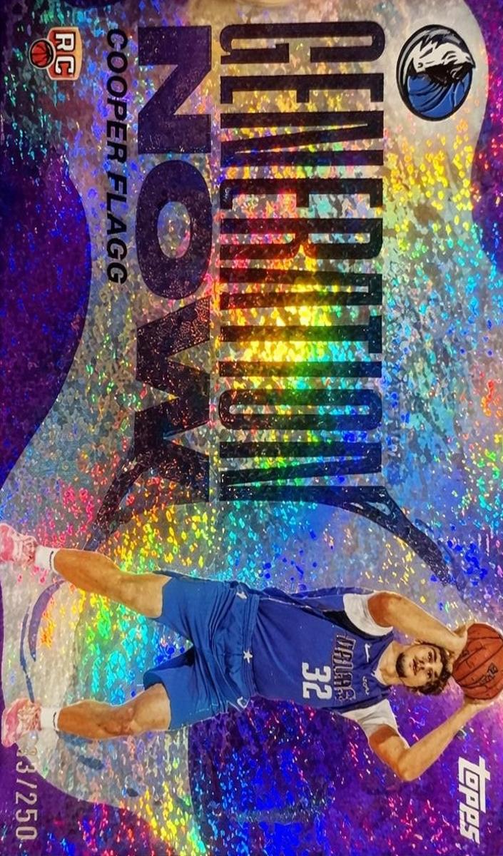 2025 Topps Basketball Purple Holo Foil Cooper Flagg #GN-1