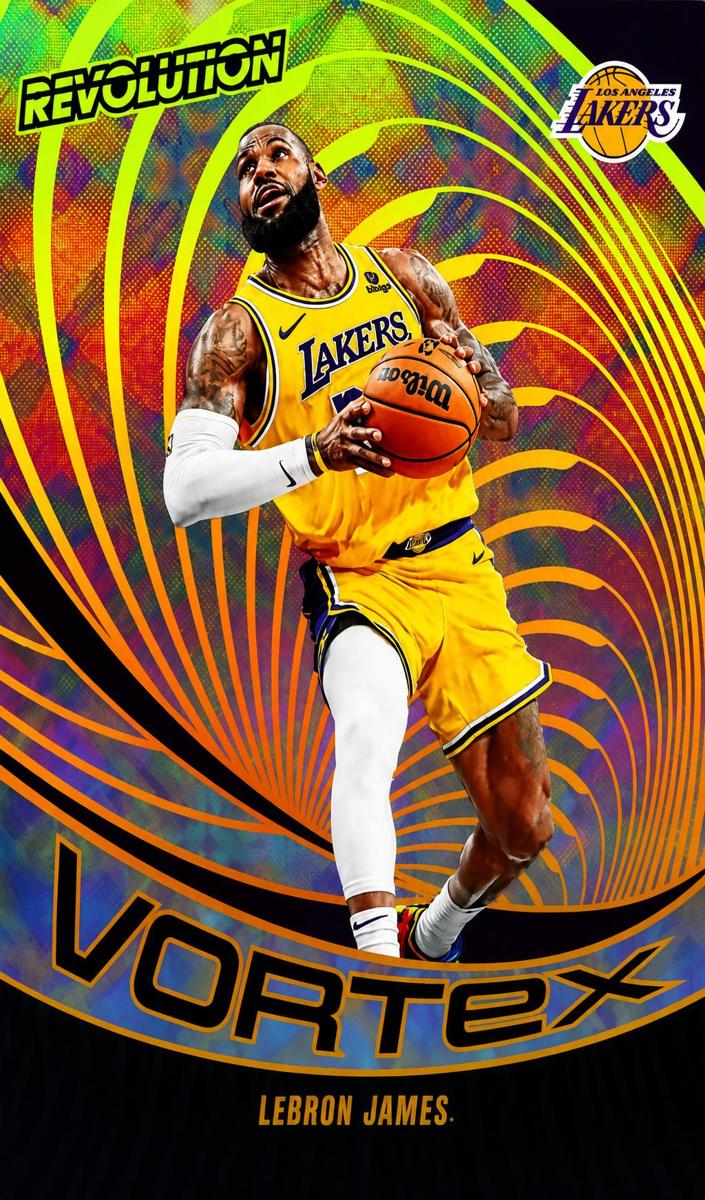2023 Panini Revolution Basketball Galactic LeBron James #25 PSA 9