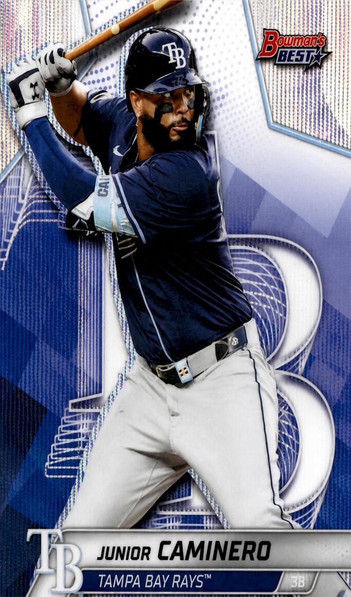2025 Bowman's Best Baseball Wave Refractor Junior Caminero #53