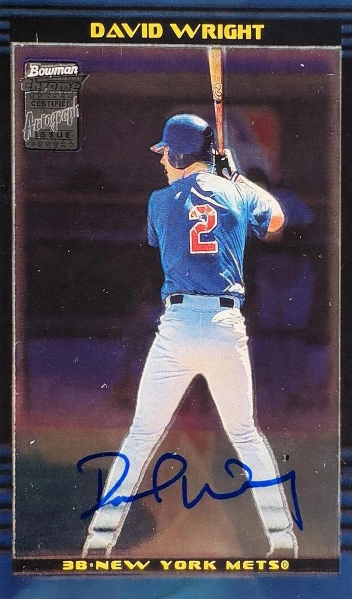 2002 Bowman Chrome Baseball David Wright #385 PSA 9