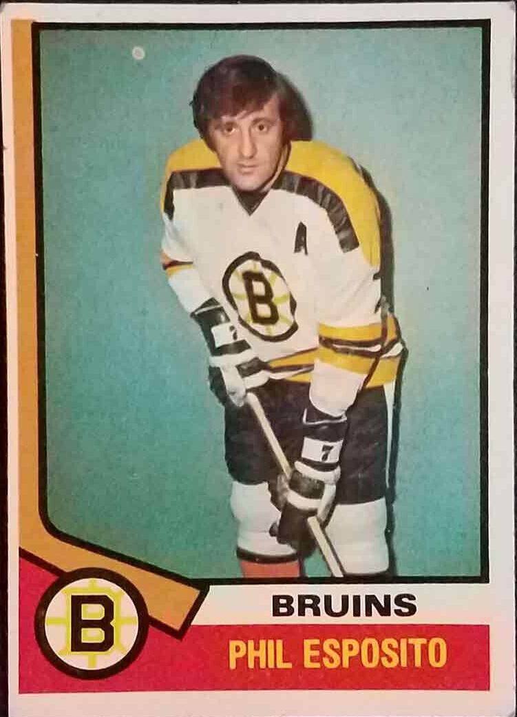 1974 Topps Hockey Phil Esposito #200 CGC 7