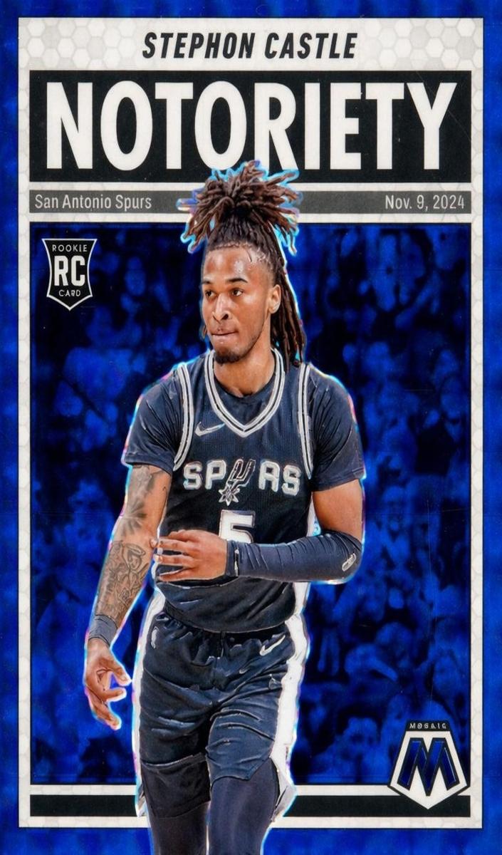 2024 Panini Mosaic Basketball Blue Stephon Castle #2