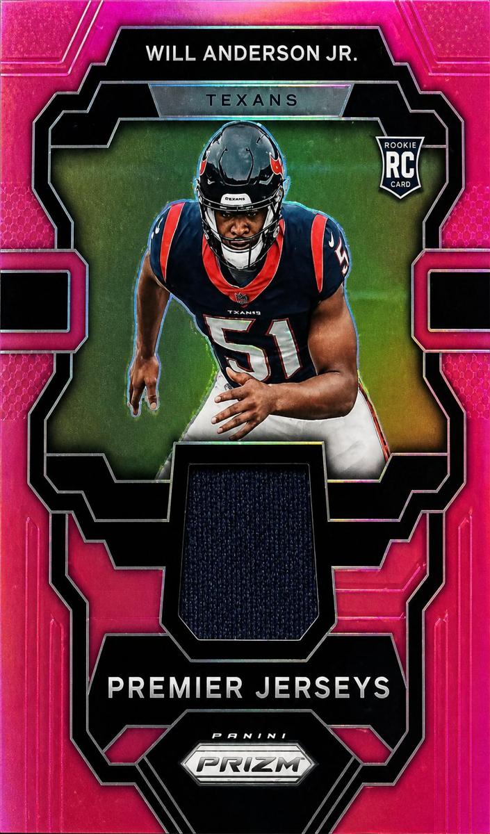 2023 Panini Prizm Football Pink Will Anderson Jr. #PJ-WA