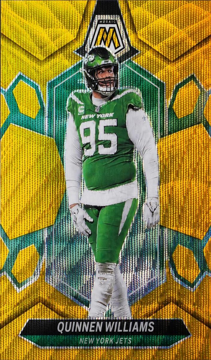 2024 Panini Mosaic Football Gold Wave Quinnen Williams #173