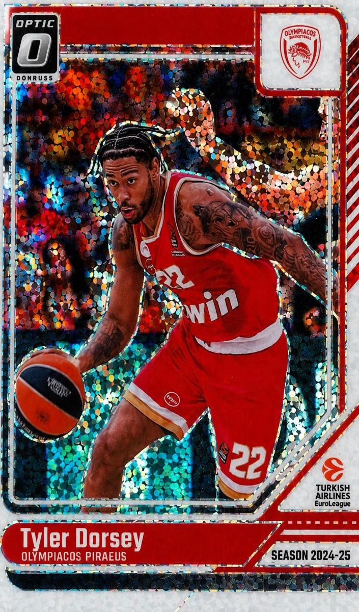 2024 Donruss Turkish Airlines EuroLeague Basketball Tyler Dorsey #93