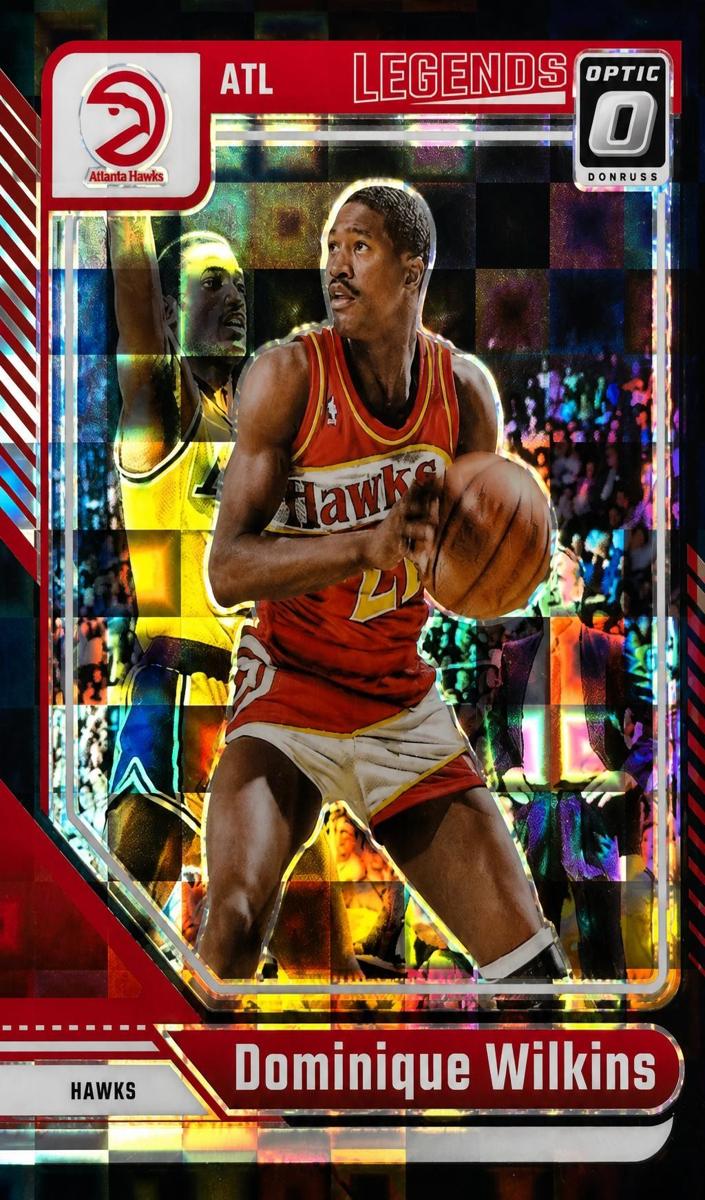 2024 Donruss Optic Basketball Black Pandora Dominique Wilkins #238