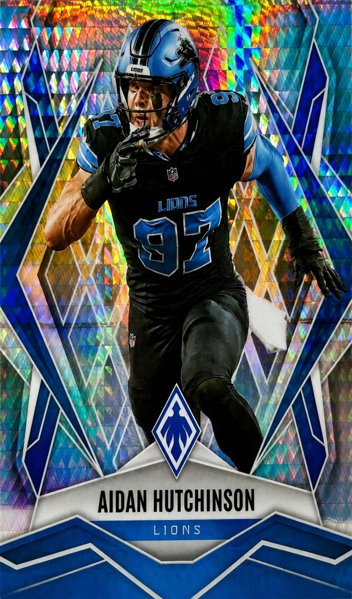 2025 Panini Phoenix Football Silver Hyper Aidan Hutchinson #21