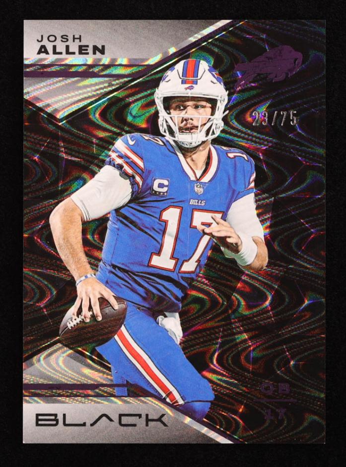 2023 Panini Black Football Royal Josh Allen #16