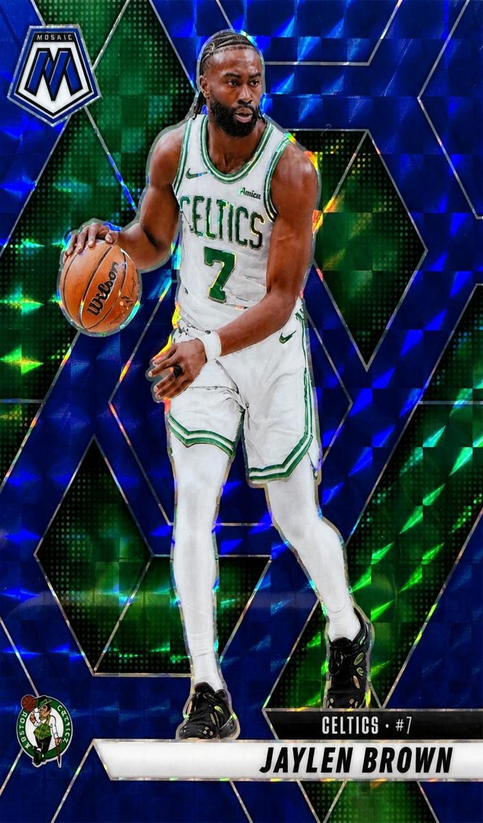 2024 Panini Mosaic Basketball Blue Jaylen Brown #33
