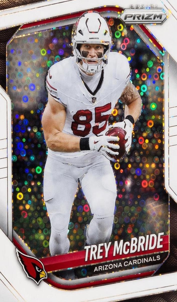 2025 Panini Prizm Football White Disco Trey McBride #274