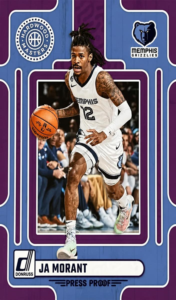 2023 Panini Donruss Basketball Press Proof Purple Ja Morant #10 PSA 10