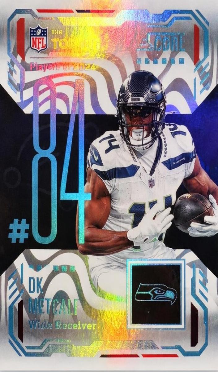 2025 Panini Score Football DK Metcalf #84