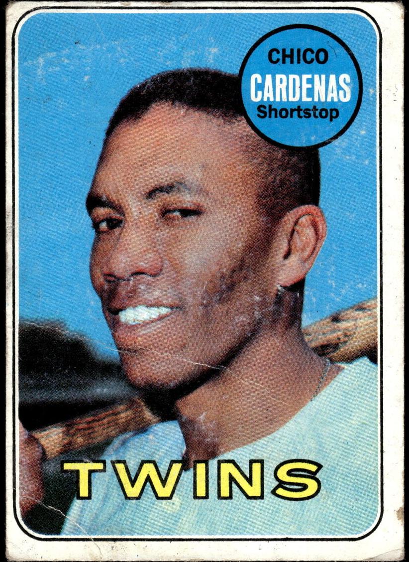 1969 Topps Baseball Chico Cardenas #265