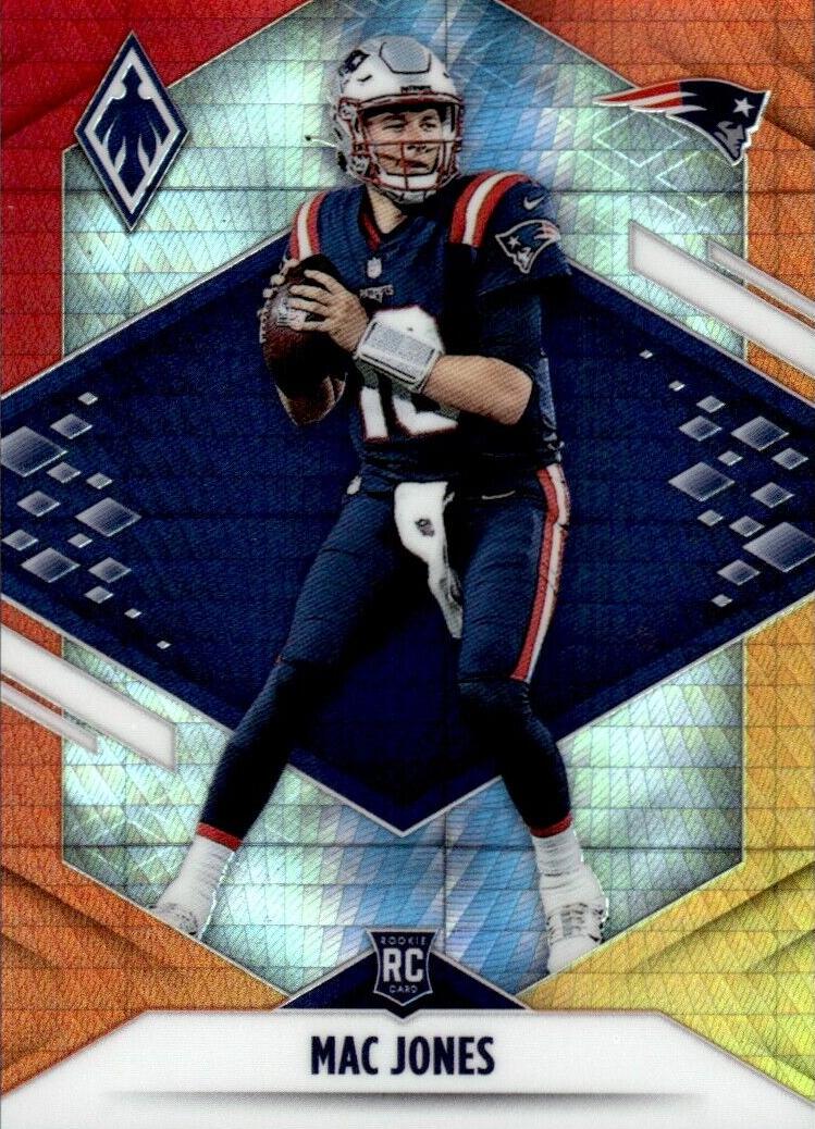 2021 Panini Phoenix Football Fire Burst Mac Jones #109 PSA 9
