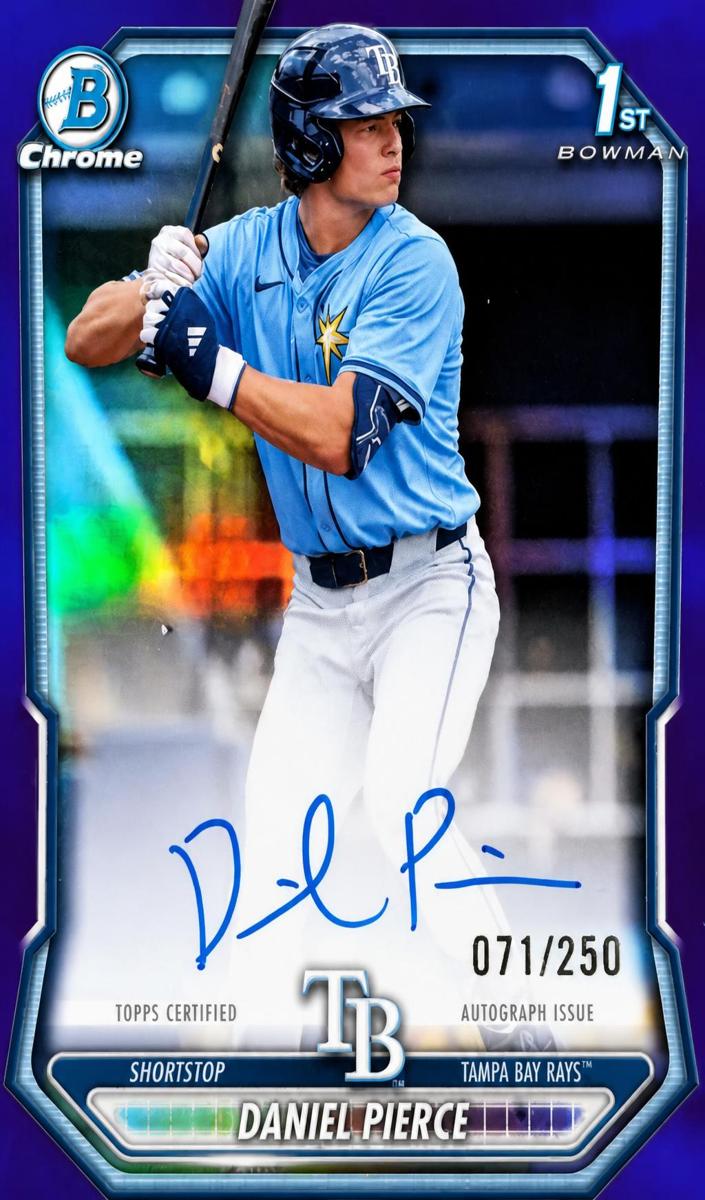 2026 Bowman Baseball Purple Refractor Daniel Pierce #CPA-DP