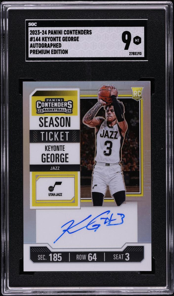 2023 Panini Contenders Basketball Premium Edition Keyonte George #144