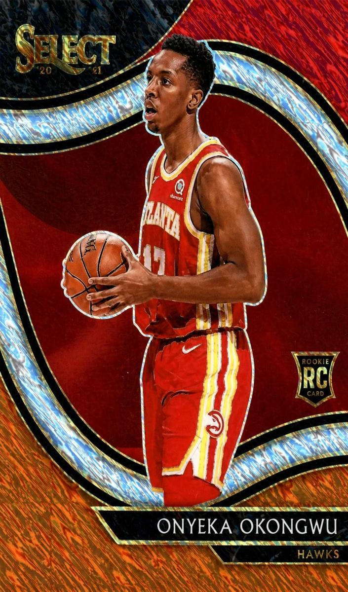 2020 Panini Select Basketball Red White Orange Shimmer Onyeka Okongwu #295 SGC 9.5