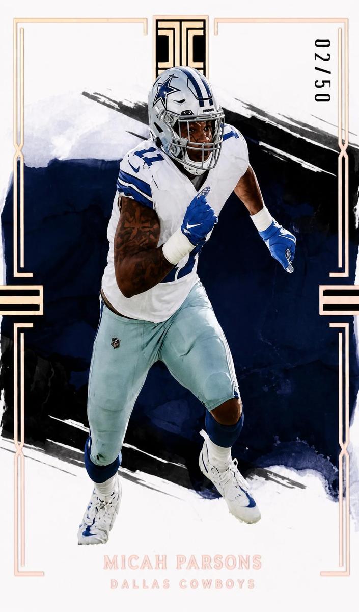 2023 Panini Impeccable Football Silver Micah Parsons #25