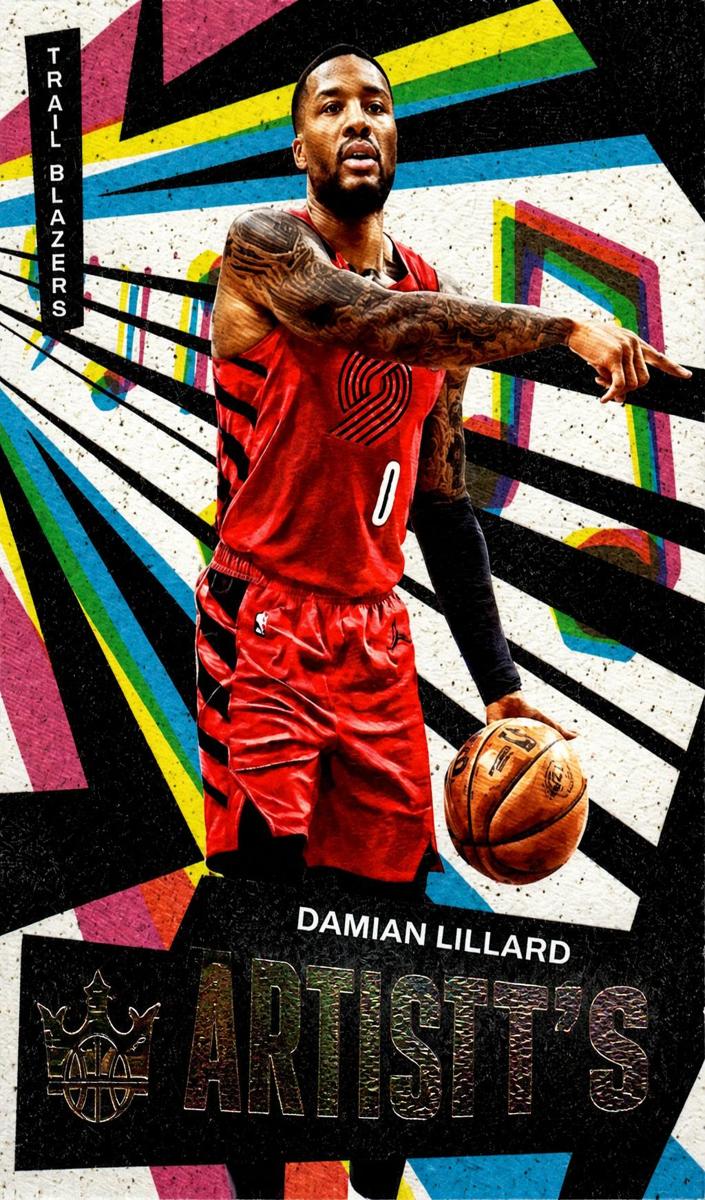 2022 Panini Court Kings Basketball Damian Lillard #6